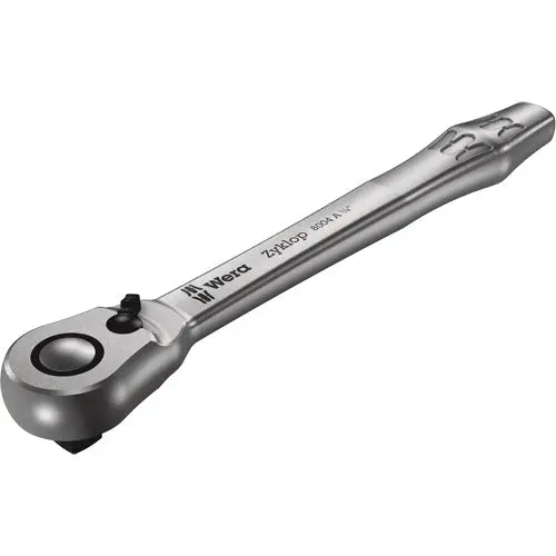 Zyklop Metal 1/4 Metal Ratchet With Switch Lever, 1/4" Drive, Plain Handle 2