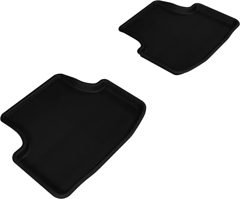 3D Maxpider 2015-2018 Volkswagen Golf Kagu 2Nd Row Floormats - Black 1