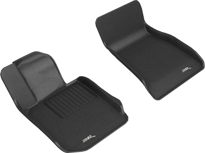 3D Maxpider Kagu All-Weather Floor Mat Set – First Row, Fits 2019–2020 Bmw 3 Series (G20), Black 1