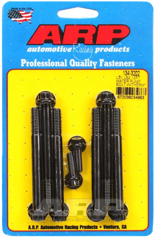 Arp 12-Point Ls1/Ls2 Water Pump & Thermostat Housing Bolt Kit 1