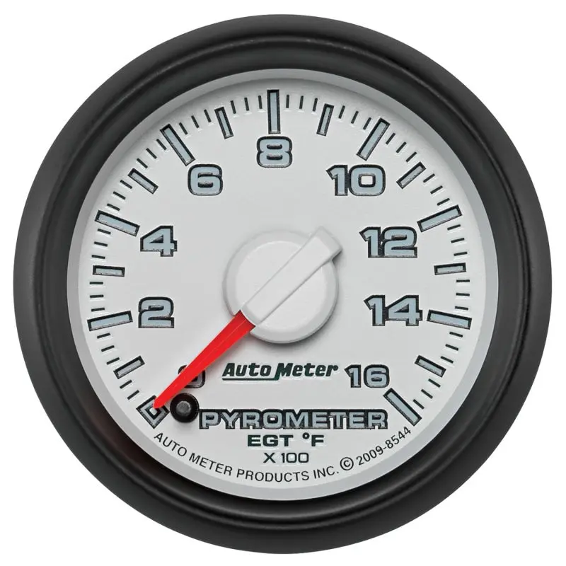 Autometer Factory-Match Electronic Egt/Pyrometer Gauge – 52.4Mm Full-Sweep, 0–1600°F 1