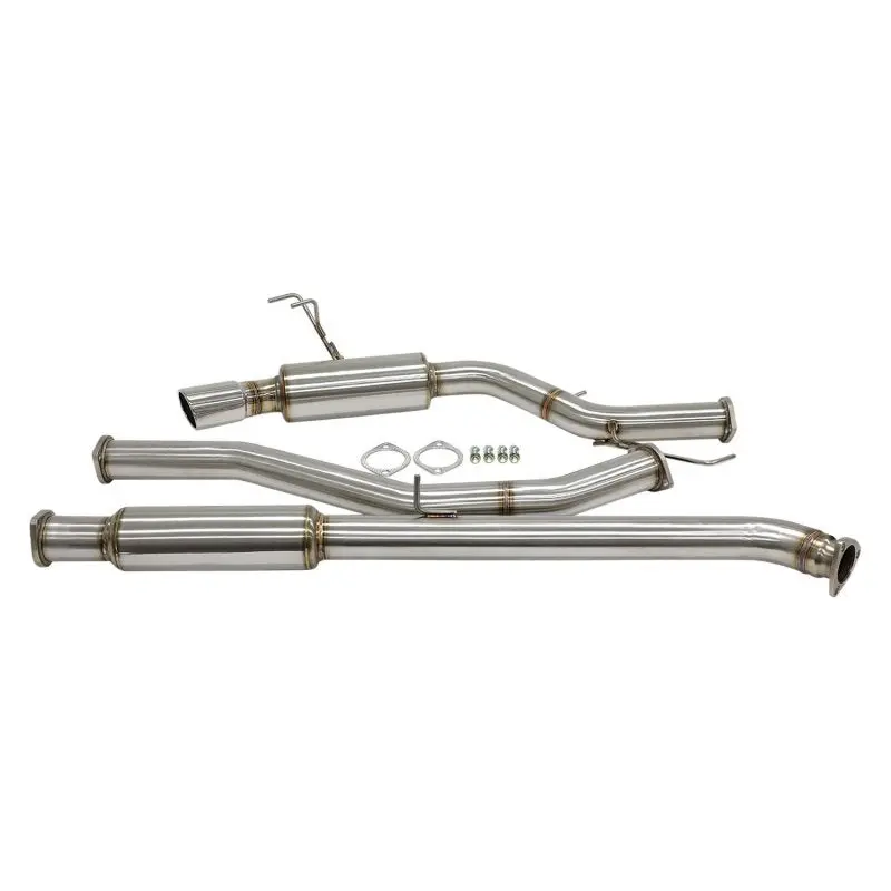 Blox Racing Cat-Back Exhaust System — T304 Stainless Steel, Fits 2016+ Honda Civic 1.5T (Sedan & Hatchback, Non-Sport Models) 1