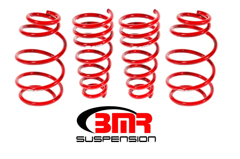 Bmr 10-15 5Th Gen Camaro V6 Lowering Spring Kit (Set Of 4) - Red 1