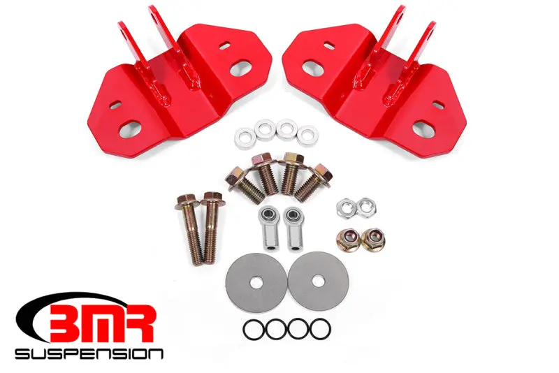 Bmr Suspension Rear Upper Shock Mount For 2015–2019 Ford Mustang – Red Anodized 1