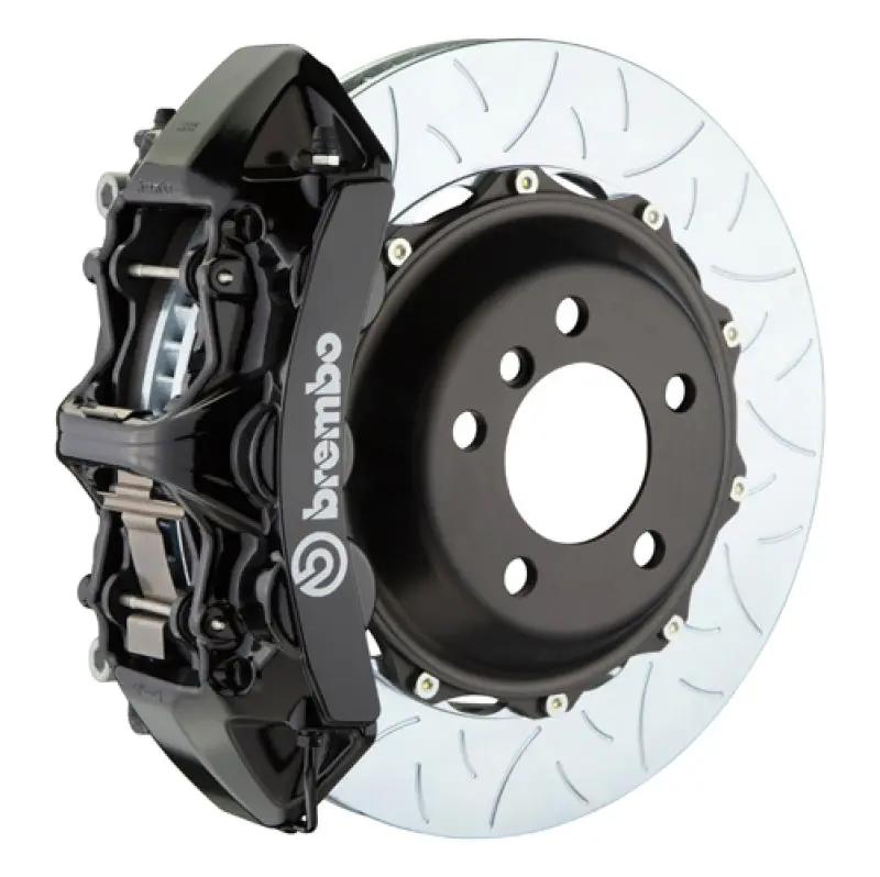 Brembo 05-08 997.1 C2 (Excl Pccb) Fr Gt Bbk 6Pis Cast 380X32 2Pc Rotor Slotted Type3-Black 1