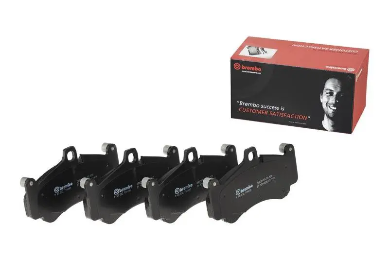 Brembo Front Premium Low-Metallic Brake Pads For 1997–2008 Porsche Boxster And 2007–2008 Cayman 1