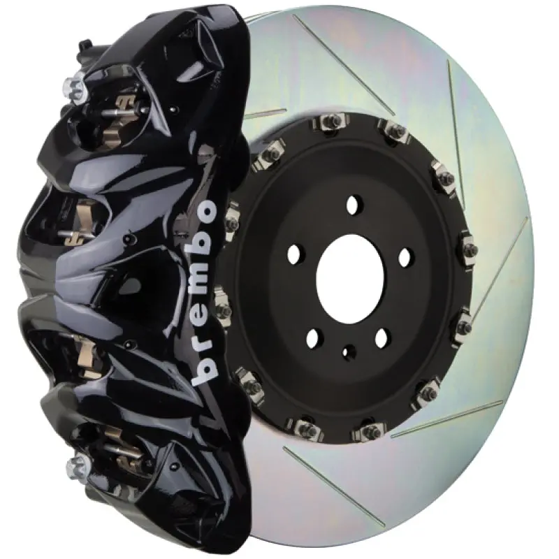 Brembo Gt Big Brake Kit For 2017–2020 Ford F-150 Raptor – Front, 8-Piston Calipers, Slotted 412×38Mm Two-Piece Rotors (Black Finish) 1