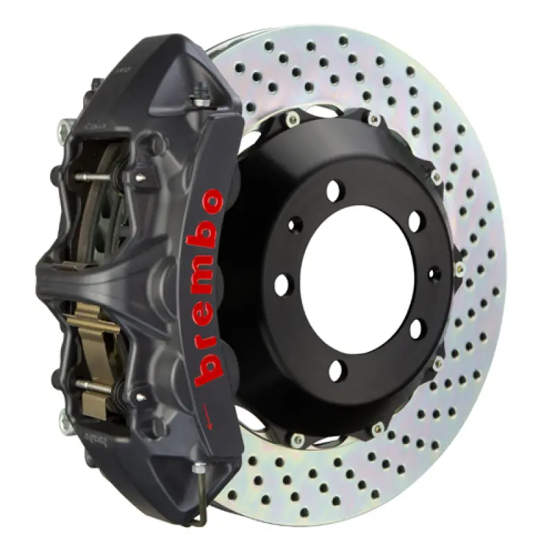 Brembo Gts Big Brake Kit For 2007–2012 Bmw 335I (Rwd Only) – Front 6-Piston Calipers, 355X32Mm Drilled Rotors 1