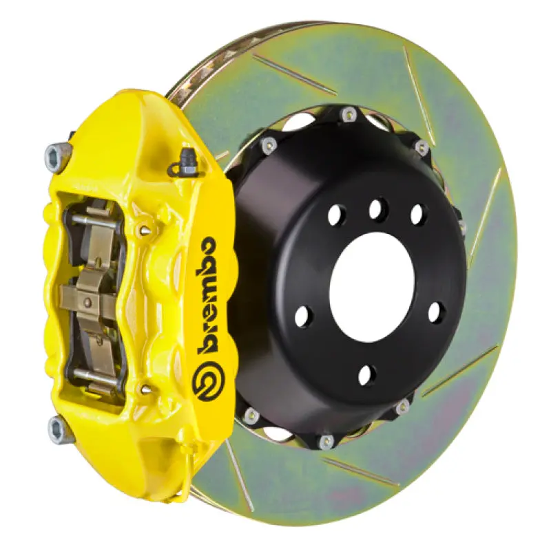 Brembo Rear Big Brake Kit – 4-Piston Calipers, 345×28Mm Two-Piece Slotted Rotors For 2005–2011 Porsche Boxster Spyder (Excluding Pccb) 1