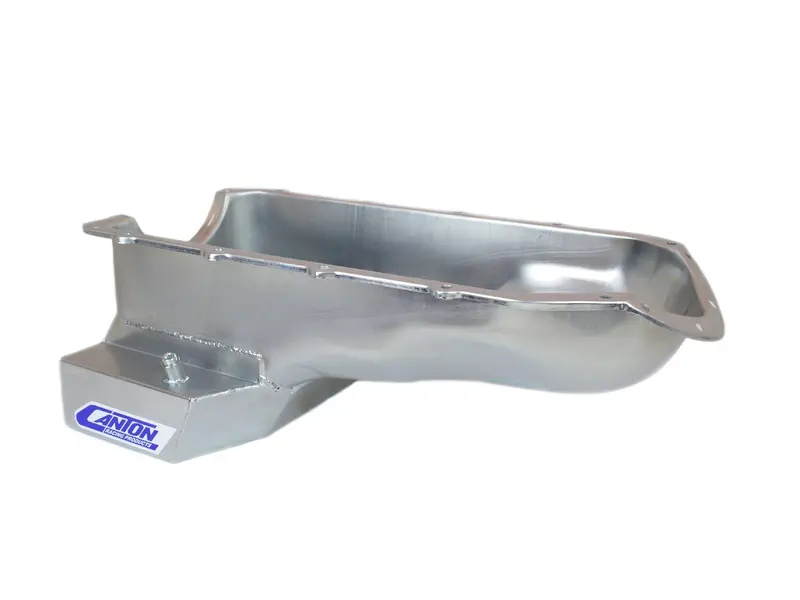 Canton 15-444 Road Race T-Sump Oil Pan For Pontiac Engines 1
