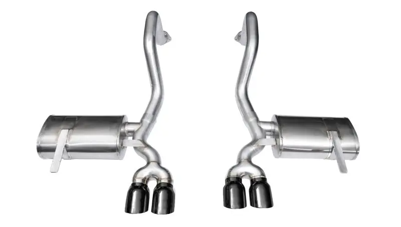 Corsa Xtreme Axle-Back Exhaust System For 1997–2004 Chevrolet Corvette C5 Z06 – Black Tips 1
