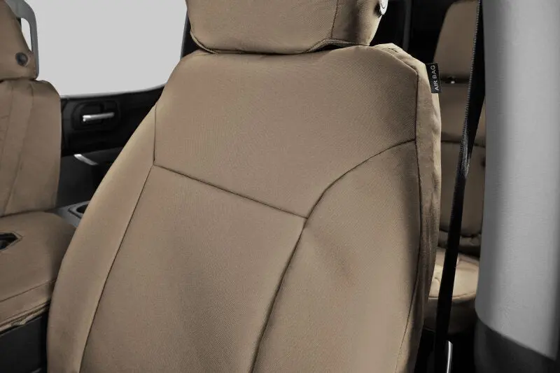 Covercraft Endura Precisionfit Seat Covers For Second Row – 2022–2024 Toyota Tundra, Tan/Tan 1
