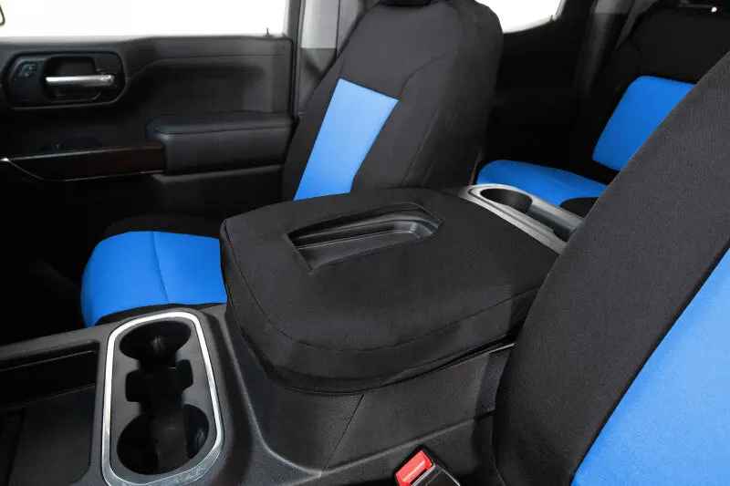 Covercraft Endura Precisionfit Second-Row Seat Covers For 2018–2024 Jeep Wrangler – Blue/Black 1
