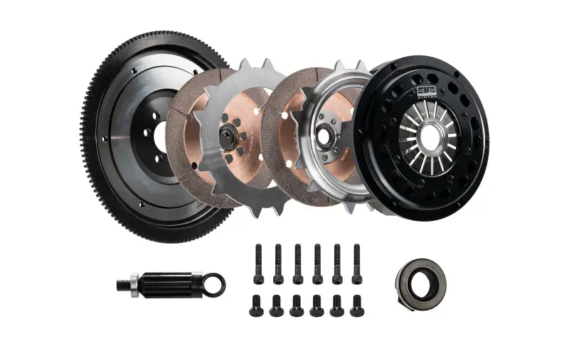 Dkm Twin-Disc Ceramic Clutch Kit – Includes Flywheel, Rated For 850 Ft-Lbs, For 2009–2010 Bmw 135I 1
