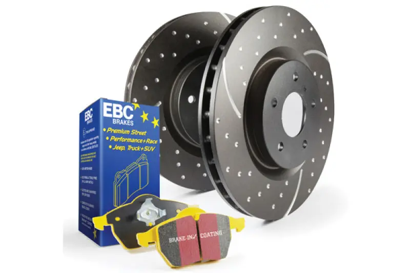 Ebc S5 Brake Kit – Yellowstuff Performance Pads + Gd Series Drilled & Slotted Rotors 1