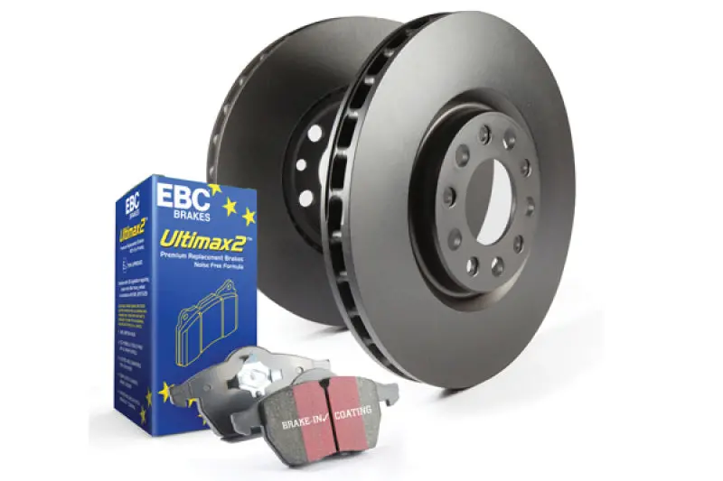 Ebc Ultimax S1 Brake Kit – Premium Semi-Metallic Pads Paired With Rk-Series Drilled & Slotted Rotors 1