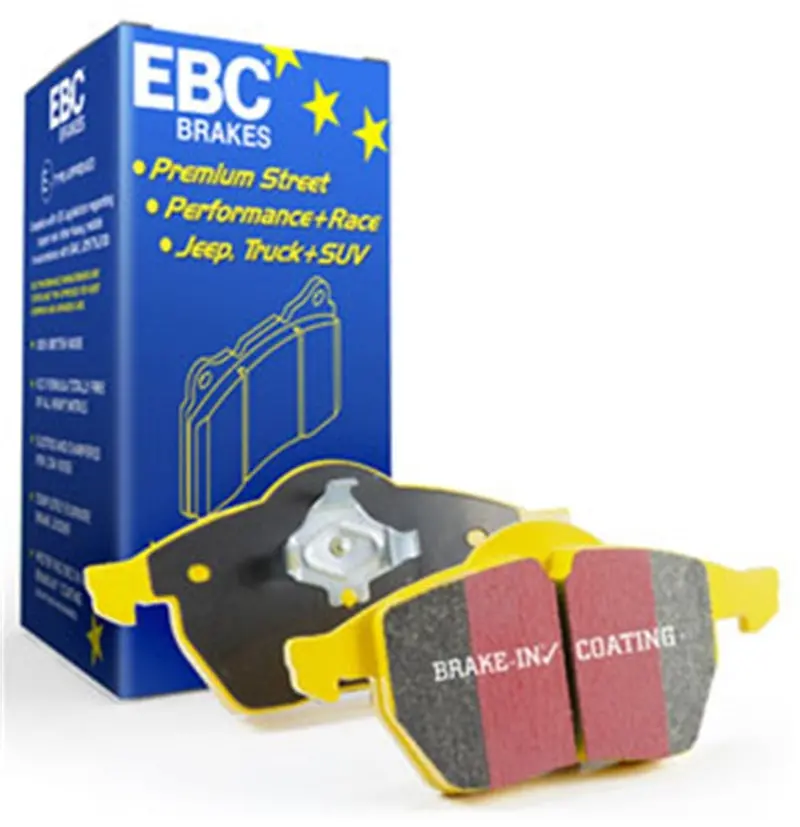 Ebc Yellowstuff High-Performance Front Brake Pads For 2010+ Porsche Cayenne 3.6L V6 1