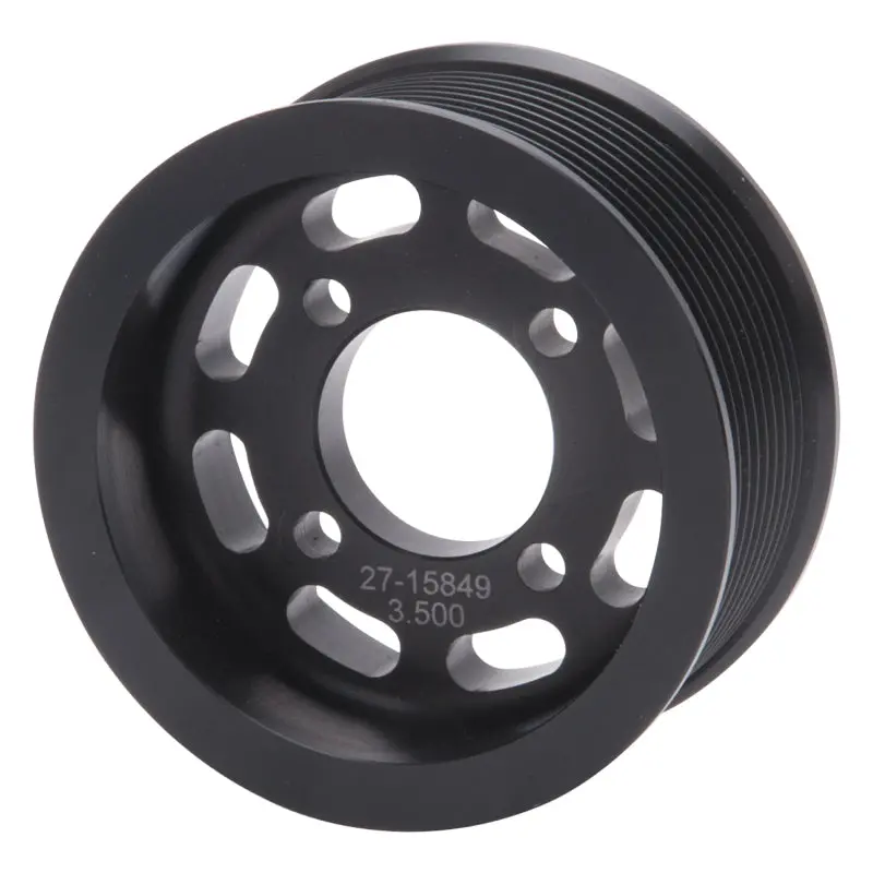 Edelbrock Pulley Supercharger Enforcer 10 Rib 3 5In Black 1