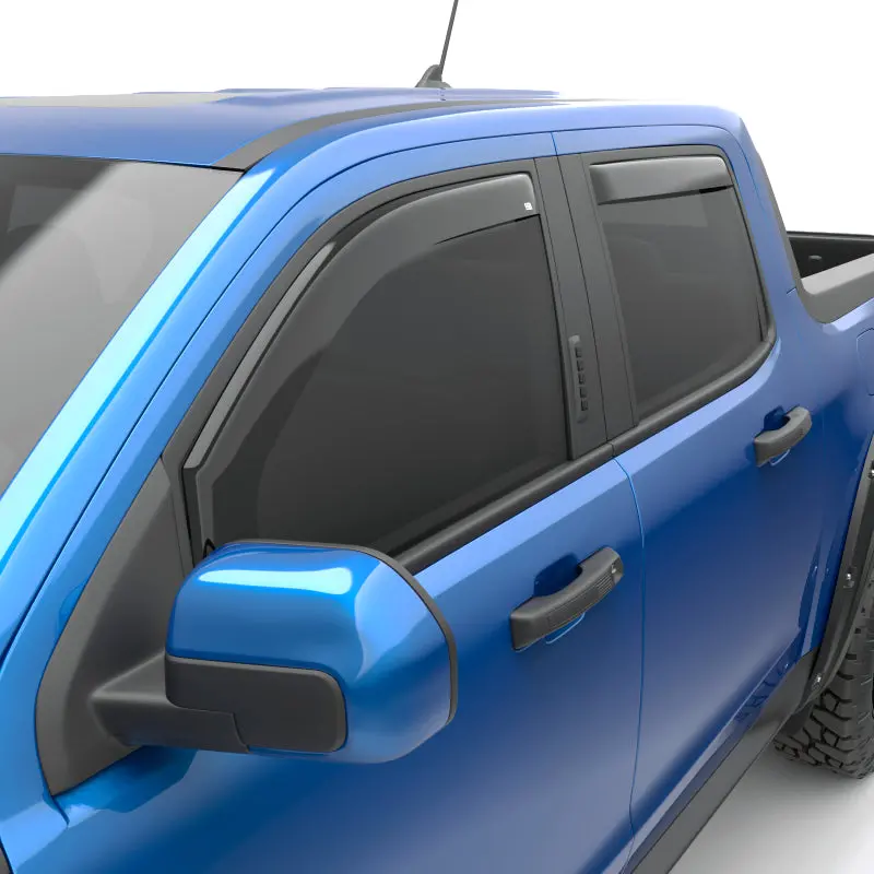 Egr 22-23 Ford Maverick Lariat Xl Xlt Front/Rear Window Visors - Dark Smoke Finish 1