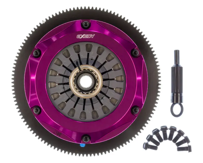 Exedy Hyper Twin Cerametallic Clutch Kit For 2005 Saab 9-2X Aero – Sprung Center, Pull-Type 1