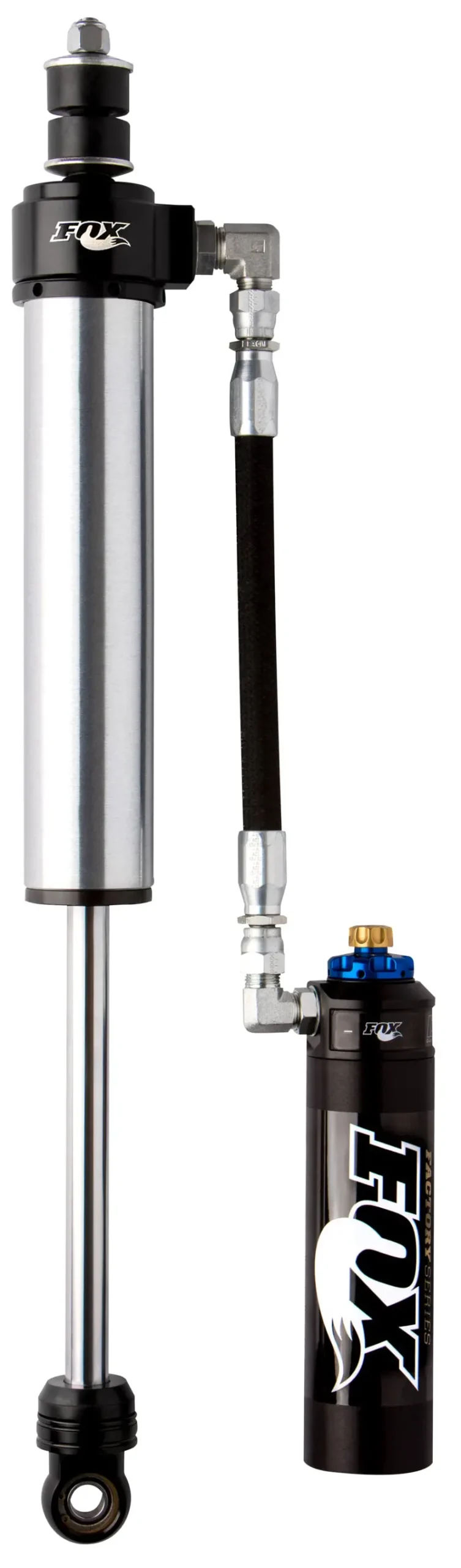 Fox 05+ Ford Sd 2.5 Factory Series 7.6In. Remote Res. Front Shock Set W/Dsc Adjuster / 0-1.5In. Lift 1