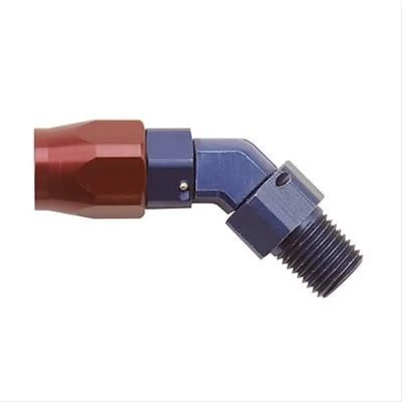 Fragola -10An X 45 Degree Hose End X 3/8 Npt - Black 1