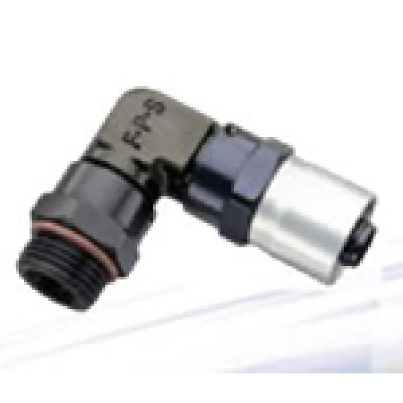 Fragola -6An 90-Degree Sport Crimp Hose End With 1/4” Npt Thread 1