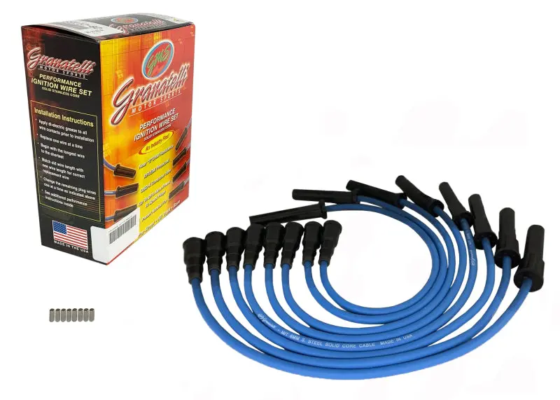 Granatelli 10-14 Ford 6.2L Blue Ignition Wires (Excl Coil Packs) 1