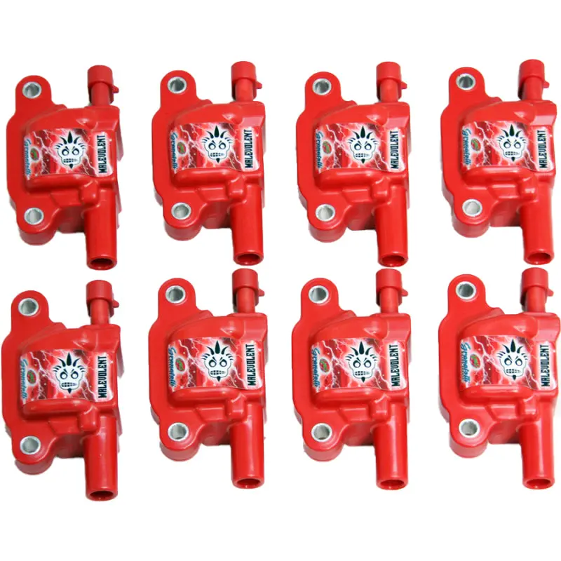 Granatelli Malevolent Ls-Series Coil Packs – Red Finish (Set Of 8) For Gm Ls1–Ls9/Lsa Engines 1