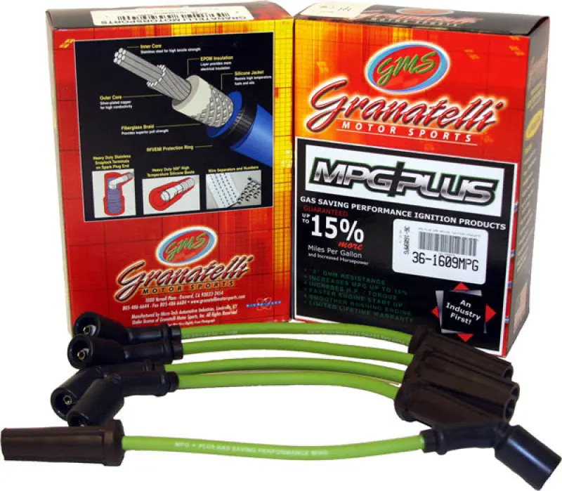 Granatelli Mpg Plus Ignition Wires – For 1980 Chevrolet Corvette 5.7L V8 1