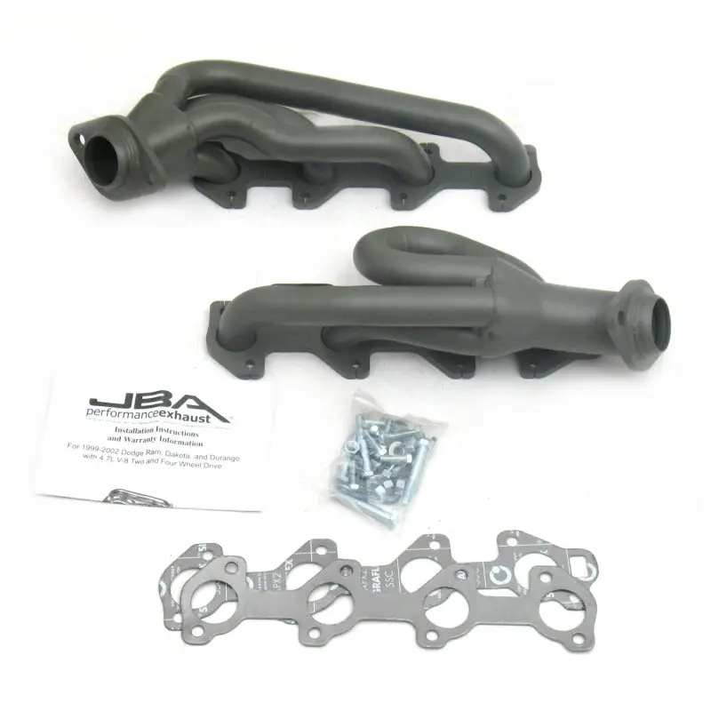 Jba Titanium-Coated Cat-Forward Header For 2002–2003 Dodge Ram 4.7L Powertech – 1.5" Primary Tubes 1