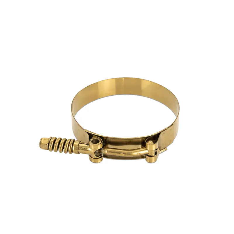 Mishimoto Gold Constant-Tension T-Bolt Clamp — 3-Inch Diameter, Stainless Steel 1