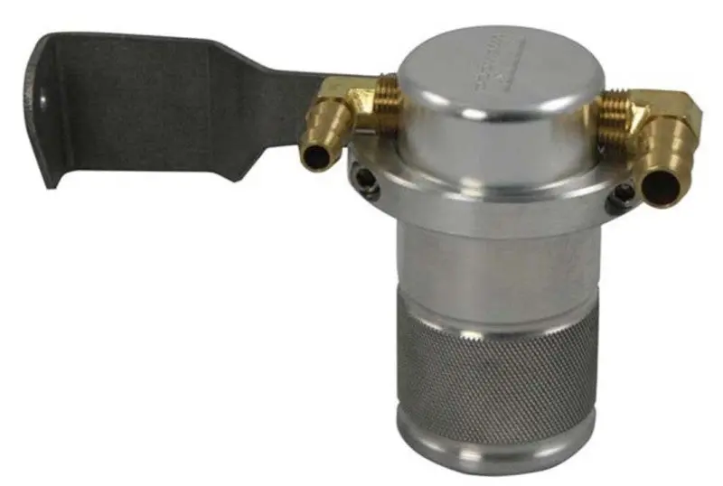 Moroso Air/Oil Separator Catch Can – Compact Billet Aluminum Design For 2007–2014 Toyota Tundra 1