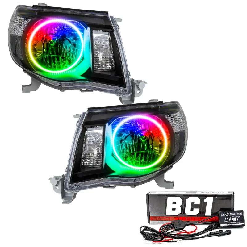 Oracle Colorshift Headlight Kit For 2005–2011 Toyota Tacoma – Smd Black Housing With Bc1 Controller 1