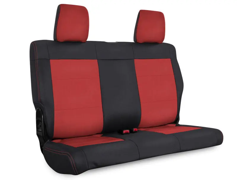 Prp Black-And-Red Rear Seat Cover For 2011–2012 Jeep Wrangler Jk (2-Door) 1