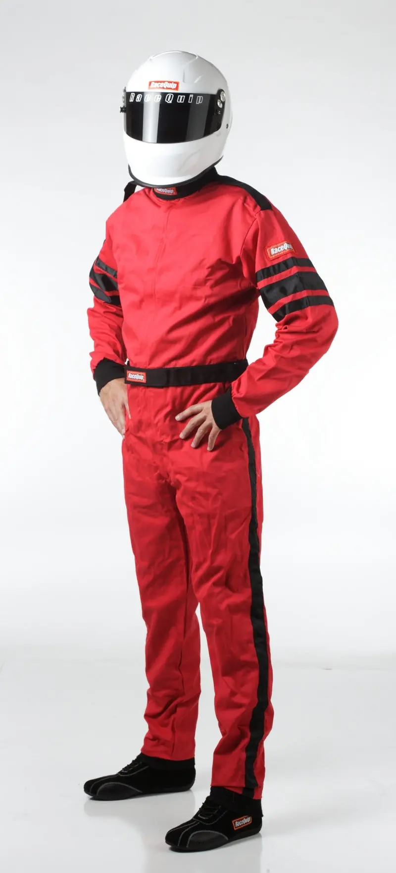 Racequip Sfi-1 Certified Fire-Rated Racing Suit – Red, Medium Tall Fit 1