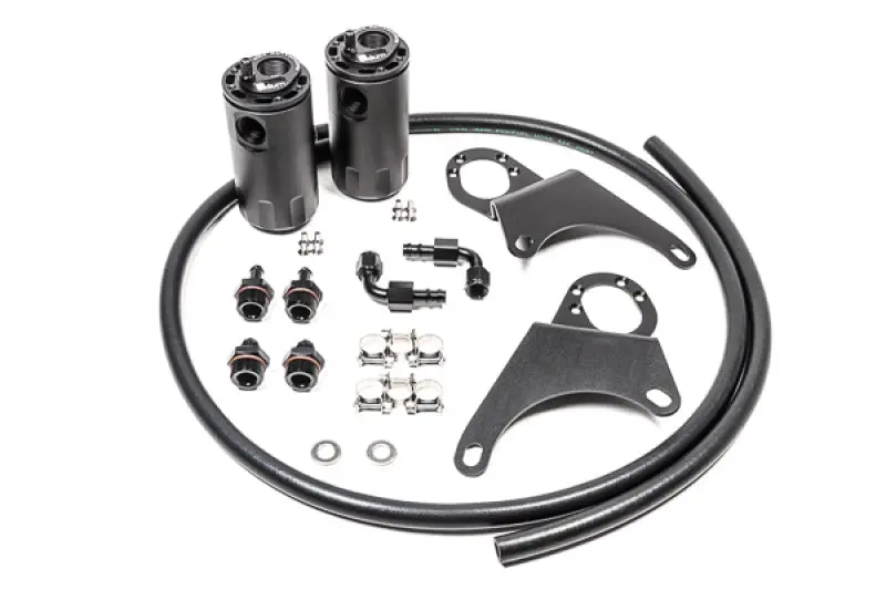 Radium Engineering Dual Catch Can Kit With Fluid Lock – Mitsubishi Evo 8 & 9 1