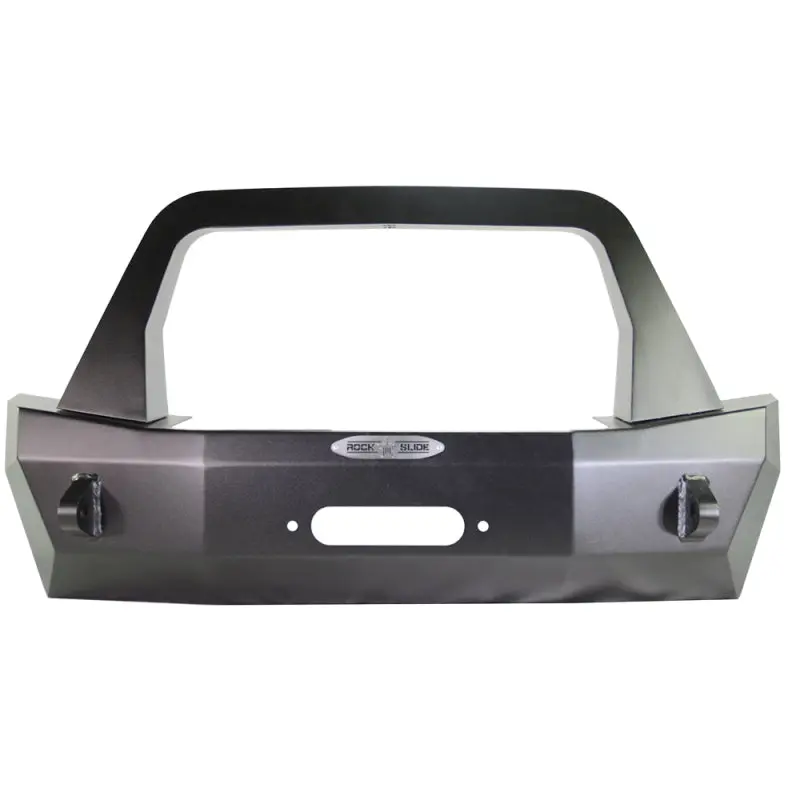 Rock Slide Engineering Rigid Shorty Front Bumper With Winch Plate For 2018–2022 Jeep Jl (2- & 4-Door) 1