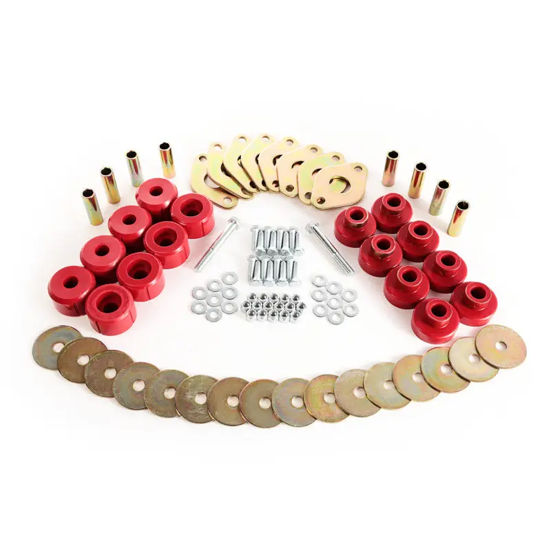 Rugged Ridge Polyurethane Body Mount Kit — 8-Piece, Fits 2007–2018 Jeep Wrangler Jk 1