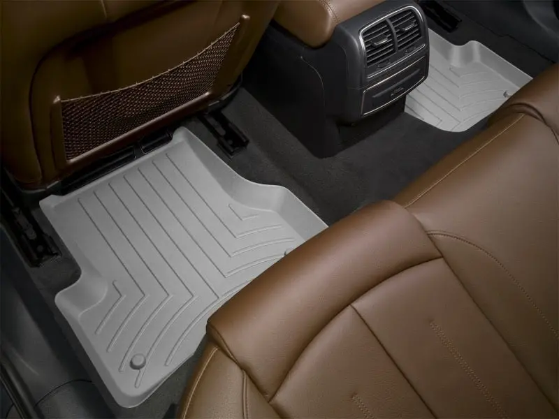 Weathertech Rear Floorliner – Custom-Fit For 2007–2013 Chevrolet Suburban – Durable Grey Trim 1