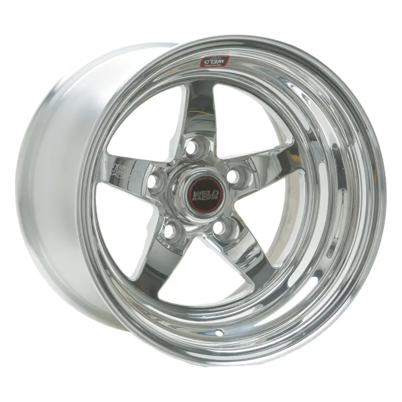 Weld S71 Polished Aluminum Wheel – 15×11.33″, 5×4.5″ Bolt Pattern, 4.5″ Backspace 1