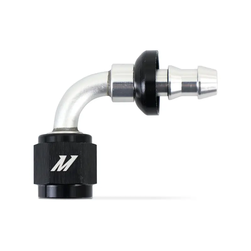 Mishimoto 90-Degree Push-Lock An Fitting – 4An Size For Coolant Or Oil Lines 1