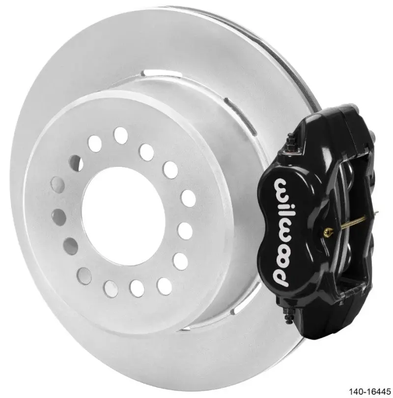 Wilwood Dynalite Rear Disc Brake Kit For Chevrolet 7.625-Inch Axle – 12.19-Inch Rotor, Black Caliper 1
